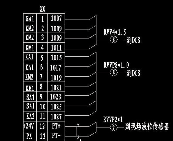 端子排接线图